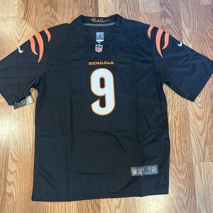 Nike Men's On Field Cincinnati Bengals Joe Burrow #9 Jersey Size L-XL